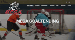 Desktop Screenshot of megagoaltending.com
